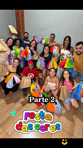 Luana Mãe de Três on Instagram: "Parte 2: Festa das cores versão supermercado 😂 #família #viralvideos #instagram #trend #festadascores"