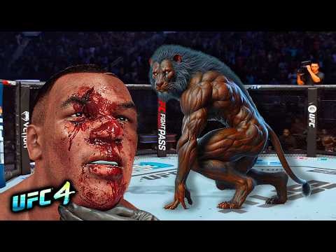 Mike Tyson vs. Hybrid Pro Lion (EA sports UFC 4)