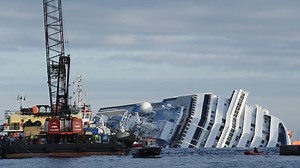 Rescue effort suspended as liner shifts