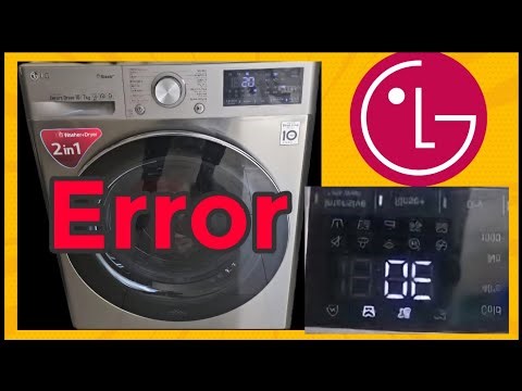 DIY LG Washer Repair - Stop the OE Error NOW