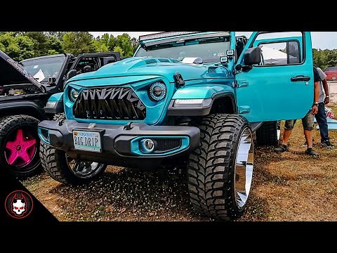 AWESOME Custom Jeep Wrangler Builds at the May Day at the Farm Show | Big Daddy's Farm MiddleSex, NC