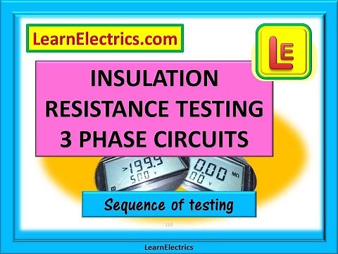 3 PHASE INSULATION RESISTANCE TESTING SEQUENCE