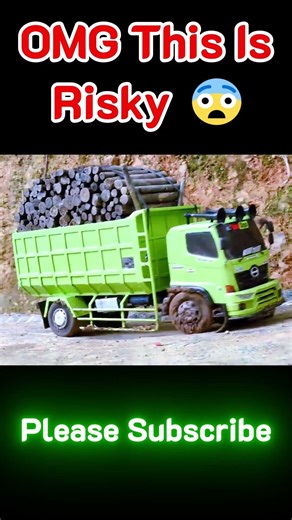 Log Trucks Gone Wrong 💀 #risky #trucks #fails