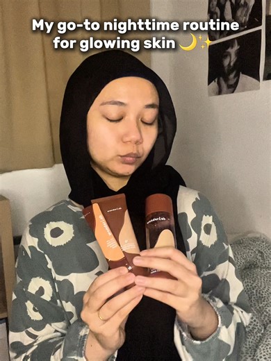 Nighttime vibes 🫧✨ Bubble mask ✔️ Toner essence ✔️ Sleeping mask ✔️ Glow up while you sleep 😎💖 #WonderLab #NighttimeSkincare #GlowingSkin #BubbleMask #SleepingMask #NiacinamideGlow #SkincareMY