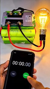 45Ah 32140 LiFePO4 Battery Backup Test 🔋 | 100W Bulb Se Kitna Backup Milega?