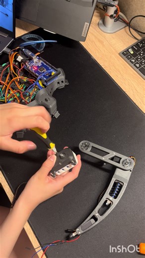 Сборка корпуса гексапода на 3D-принтере