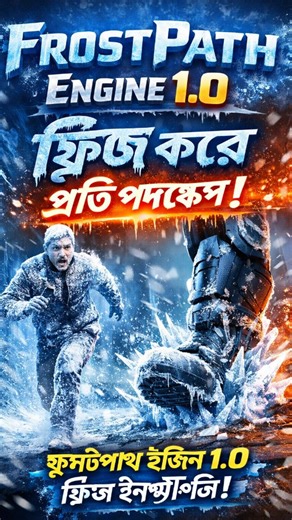 Nature | Geography | Facts on Instagram: "FrostPath Engine 1.0 — Every Step Turns to Ice Every innovation begins with a single step. But what if the moment your foot touches the ground, time, motion, and physics freeze together? FrostPath Engine 1.0 introduces a new way of thinking about environmental interaction — where movement itself becomes the trigger. With every step, the surface reacts instantly, locking motion into ice. No delay. No transition. Just pure, real-time response. This isn’t j