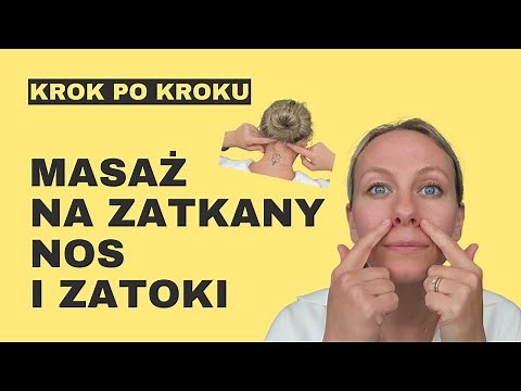 masaż na zatkany nos i zatoki, jak odetkać nos z kataru