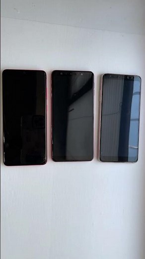 Boot animation at the same time / Samsung S20+ vs A7 vs A8+