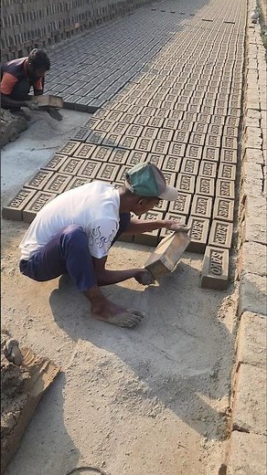 Hard Working Bricks Maker Bricker Making Bricks By Hand #skills #amazing #brickwork #brickmaker