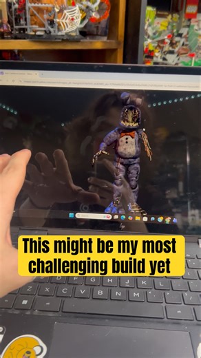 I’m building withered Bonnie from five nights at Freddy’s out of LEGO: build update! #LEGO #fanf￼