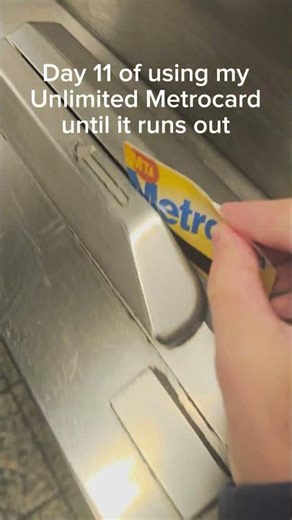 Day 11 of using my Unlimited Metrocard until it runs out (11/60, Featuring my sister)