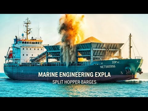 Split Hopper Barge Explained | Marine Dredging, Coastal Engineering & Land Reclamation Guide |