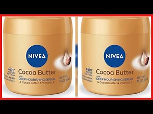 NIVEA Cocoa Butter Body Cream with Deep Nourishing Serum, 15.5 Ounce (Pack of 1) Packaging May Vary