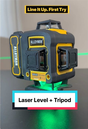 Alloyman 4×360° Self-Leveling Laser Level Review