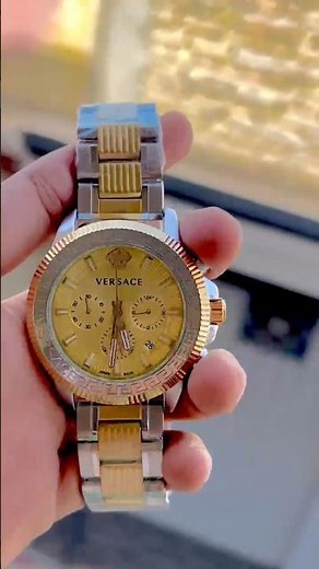 Versace chronograph men's quartz watch