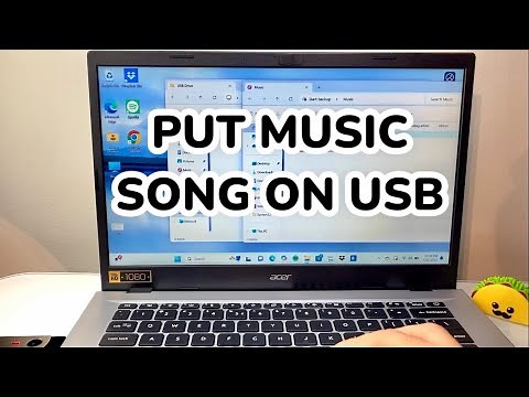 How To Put Music On USB From A Laptop