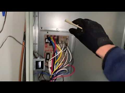 Trane XR 80 Heater Fan not working - Capacitor malfunction