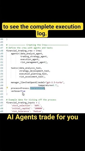 Agentic Trading Framework with CrewAI
