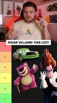 PIXAR VILLAINS TIER LIST!
