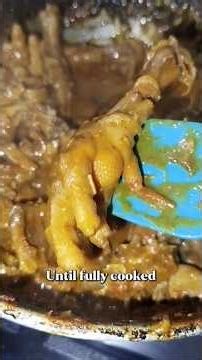 BEWARE! Your kitchen will smell DELICIOUS after cooking this #curryrecipe #chickenfoot #currychicken