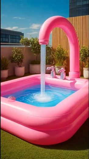 Giant Inflatable Kitchen Sink Pool DIY 😱 | The Most Insane Summer Creation!