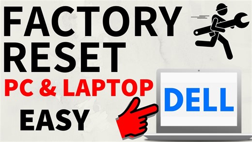 How to factory reset a Dell PC or laptop running Windows 11 or Windows 10. In this tutorial, we'll walk you through the step-by-step process to restore your Dell computer to its original factory settings using built-in recovery options. This means you can fix performance issues, remove viruses, or prepare your device for sale without needing any special software or technical expertise. Let me know in the comments below if you have any questions while you factory reset your dell computer. #Window