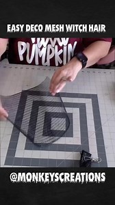 133K views · 1.2K reactions | Halloween Tips: Easy Deco Mesh Witch Hair. #monkeyscreations #protips #decomesh #wreath | Monkey’s Creations | Facebook