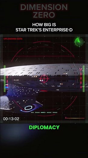 How Big was the Enterprise-D in Star Trek?