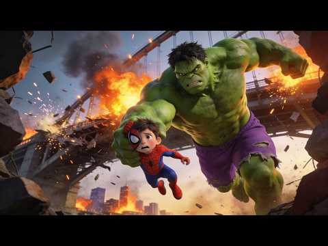 Hulk Sacrifices Himself to Save Spider-Man’s Son! | Emotional Superhero Rescue