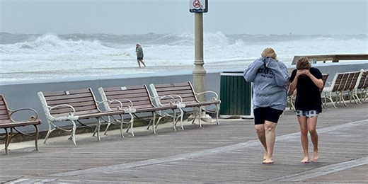 Nor'easter slamming mid-Atlantic, Northeast leading to coastal flooding, tropical-storm-force wind gusts