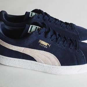 4K views · 68 reactions | Navy or Black? The Puma Suede Classic is a timeless sneaker perfect for summer nights in the city. | Platypus Shoes | Facebook