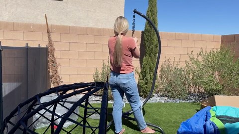 TQKVIPI Wicker Egg Chair Outdoor Indoor,Foldable Patio Hanging Egg Chair with Stand,Swing Chair with UV Resistant Cushion 350lbs Capacity for Bedroom, Patio, Garden and Balcony (Black Dark Grey)