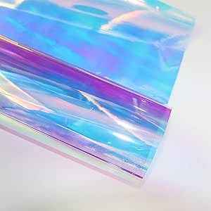 HOHOFILM Colorful Chameleon Window Film Self-Adhesive Decorative Glass One Way Window Tint 54"x12"