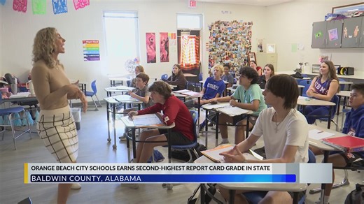 Orange Beach City Schools earns second-highest report card grade in state