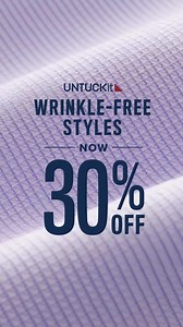 Wrinkle-Free is as easy as wash, dry, and wear. Try these bestsellers—now on sale! | UNTUCKit