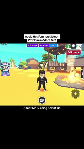 If you're building on mobile, then selecting the object you want can sometimes be difficult. Here is how you can select the furniture you actually want to edit! #roblox #adoptme #adoptmebuilds