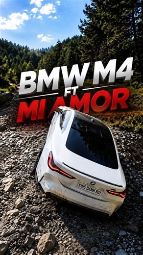 BMW M4 ft. MI AMOR — SHARN ❤️‍🔥🏎️ #shorts