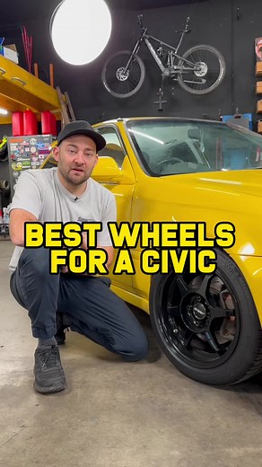 The best wheel and tire setup for an EK Civic (in our opinion) #wheels #tires #custom #jdm #low #lowered #stance #flush #hellaflush #fitment #tucked #camber #caster #toe #pcd #honda #civic #ek #ekcivic #hondacivic #mod #mods #modify #modification #modifications #customisation #mightycarmods