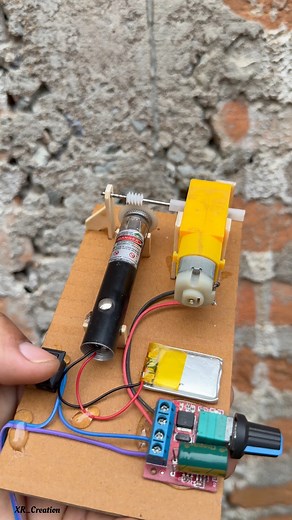 734K views · 4.6K reactions | Laser light life hacks with Dcmotor| #dcmotor #youtubeshorts #motor #laser #tech #shorts #diy #Laser #fbreels #fbvideo #reels #facebookvideo | Xarat Rabha | Facebook