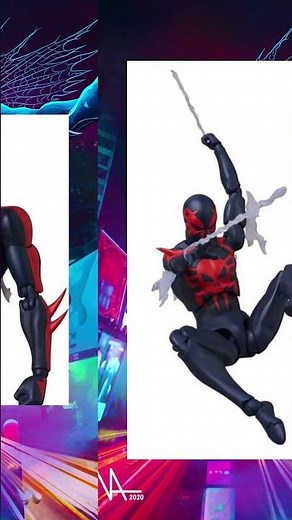 First Look: Mafex Spider-Man 2099 1/12 Scale Figure - Exclusive Sneak Peek!
