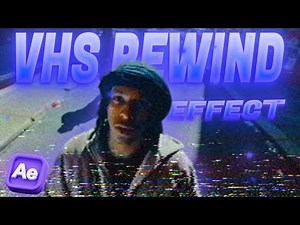 VHS STUTTER EFFECT WITHOUT PAID PLUG-INS - after effects tutorial