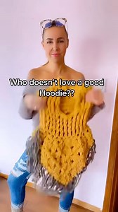 A PONCHO HOODIE 🙌🫶🏻 Pattern now available in my shops #crochetponcho #crochetinspiration #crochet #crochetdesign #crochetfashion | CozyCreativeCrochets