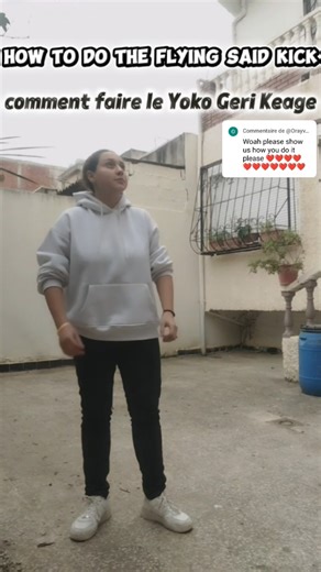 Apprendre le karaté ( flaying said #kick ) #america #karate #europe #martialarts #Kira's method