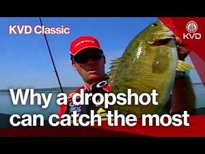 How to rig a drop shot to catch more bass - short leader demonstration with Kevin VanDam