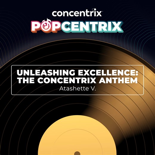 Here’s one of our Top 10 songs at Popcentrix: The Concentrix Culture Songwriting Contest! Before we announce the winner, help us with a Special Award for Fan Favorite! Listen and ❤️ this entry titled "Unleashing Excellence: The Concentrix Anthem" if you want it to win the Fan Favorite Special Award. | Concentrix
