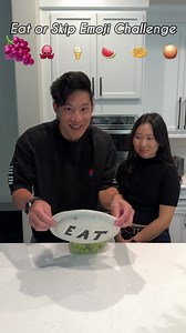 1.5M views · 9.2K reactions | Eat or Skip Emoji Challenge (Part 1) #hungryfam #marriedlife #marriagegoals #ummavsappa #foodie #foodlover | Hungry OC | Facebook