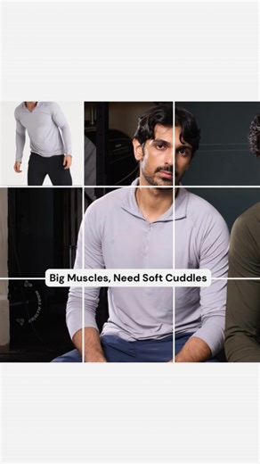 Big muscles? Need soft cuddles💪🏽 Sweat-wicking, odour-proof, yet stupidly soft. Made with our proprietary TerraSoft™ fabric — it feels like your Ghar ka tee. Moves like activewear. Works for long walks, intense lifts… and aggressive naps. Men’s cuddle tee, is now live⏰ | Terractive
