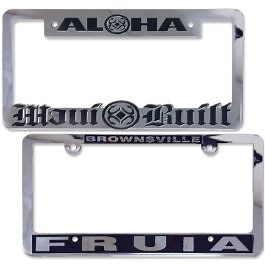 Custom Chrome Plated Plastic License Plate Frames