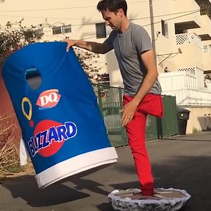 This Paralympic athlete created a life-size Dairy Queen Blizzard costume to help raise money for children's hospitals | NowThis